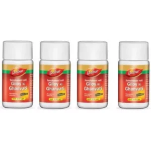 Dabur Giloy Ki Ghanvati Tablets (40tab, Pack of 4)