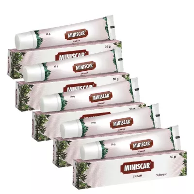 Charak Miniscar Cream (30g, Pack of 5)