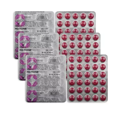 Charak M2 Tone Tablets (30tab, Pack of 3)