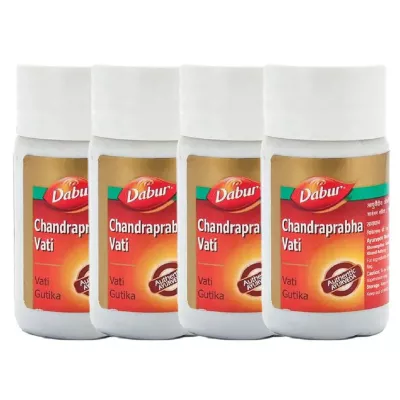 Dabur Chandra prabha Vati (80tab, Pack of 4)