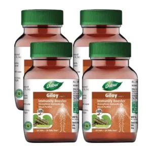 Dabur Giloy Tablets (60tab, Pack of 4)