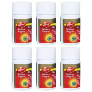 Dabur Kaishore Guggulu (60tab, Pack of 6)
