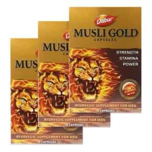 Dabur Musli Gold Capsules (10caps, Pack of 3)