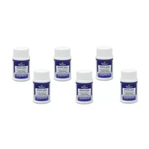 Dhootapapeshwar Yogaraj Guggul (60tab, Pack of 6)