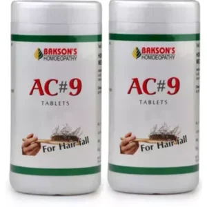 Bakson AC 9 Tablets (Hair Falling) (75tab, Pack of 2)