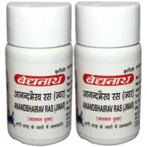 Baidyanath Anand Bhairav Ras (Jwar) (80tab, Pack of 2)