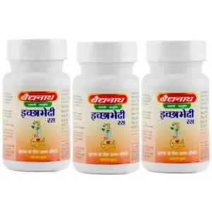 Baidyanath Ichhabhedi Ras (Jaypal Yukta) (10g, Pack of 3)