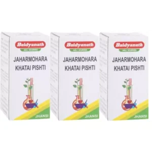 Baidyanath Jaharmohara Khatai Pishti (10g, Pack of 3)
