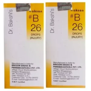 Bakson B26 Injury Drops (30ml, Pack of 2)