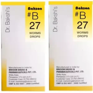 Bakson B27 Worms Drops (30ml, Pack of 2)