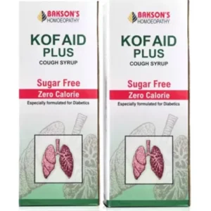Bakson Kof Aid Plus Syrup (Sugar Free) (450ml, Pack of 2)