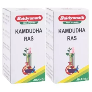 Baidyanath Kamdudha Ras (Ordinary) (10g, Pack of 2)