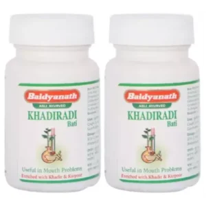 Baidyanath Khadiradi Bati (10g, Pack of 2)