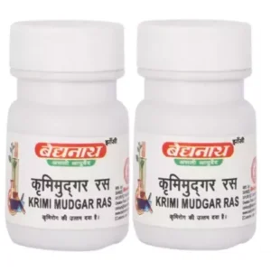 Baidyanath Krimimudgar Ras (40tab, Pack of 2)