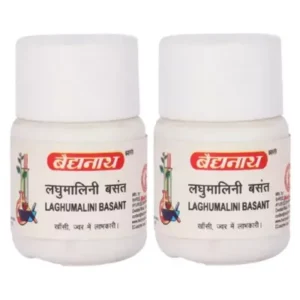 Baidyanath Laghumalini Basant Ras (40tab, Pack of 2)