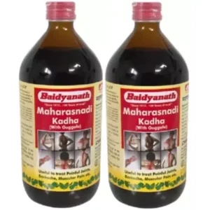 Baidyanath Maharasnadi Kadha (Gugglu Yukt) (450ml, Pack of 2)