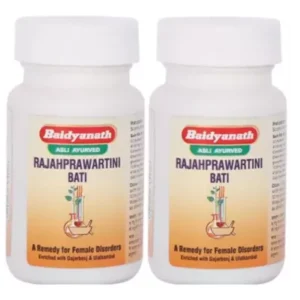 Baidyanath Rajahpravartani Bati (80tab, Pack of 2)