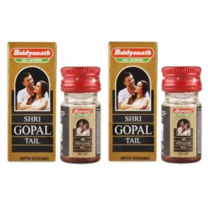Baidyanath Shrigopal Tel (Kesar Amber Yukt) (10ml, Pack of 2)
