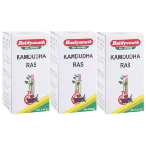 Baidyanath Kamdudha Ras (Ordinary) (10g, Pack of 3)