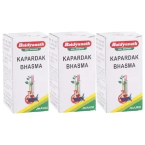 Baidyanath Kapardak Bhasma (10g, Pack of 3)