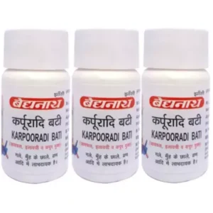 Baidyanath Karpuradi Vati (10g, Pack of 3)