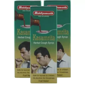 Baidyanath Kasamrit Herbal Syrup (100ml, Pack of 3)