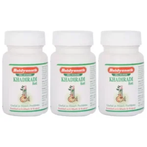 Baidyanath Khadiradi Bati (10g, Pack of 3)