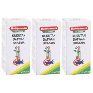 Baidyanath Kukutan Datwak Bhasma (5g, Pack of 3)