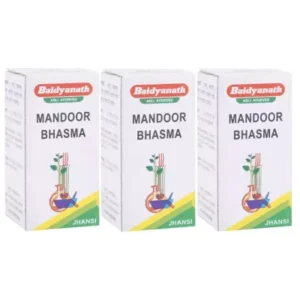 Baidyanath Mandoor Bhasma (10g, Pack of 3)