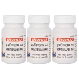 Baidyanath Nripatiballabh Ras (80tab, Pack of 3)