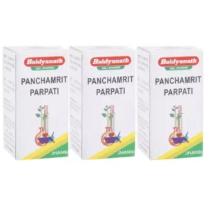 Baidyanath Panchamrit Parpati (10g, Pack of 3)