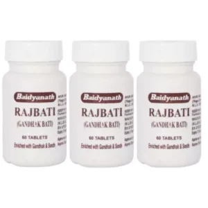Baidyanath Raj Gandhak Vati (60tab, Pack of 3)