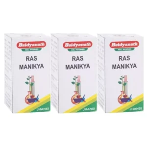 Baidyanath Ras Manikya Ras (10g, Pack of 3)