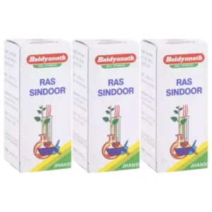 Baidyanath Ras Sindoor (2.5g, Pack of 3)