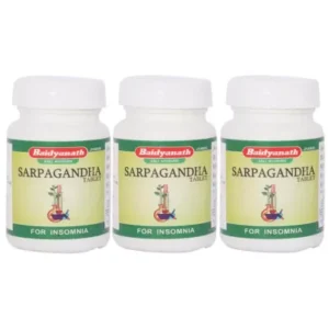 Baidyanath Sarpagandha Tablet (50tab, Pack of 3)