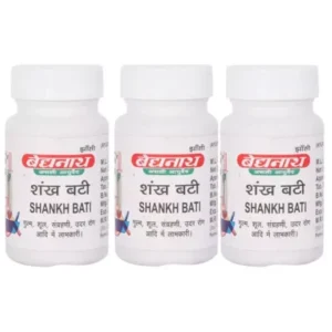 Baidyanath Shankh Bati (40tab, Pack of 3)