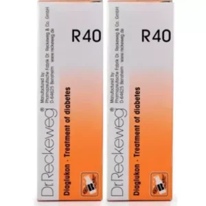 Dr Reckeweg R40 (Diaglukon) (22ml, Pack of 2)