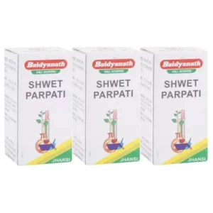 Baidyanath Shwet Parpati (10g, Pack of 3)