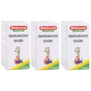 Baidyanath Swarna Makshik Bhasma (10g, Pack of 3)