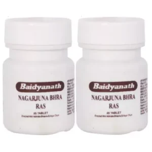 Baidyanath Nagarjunabhra Ras (20tab, Pack of 2)