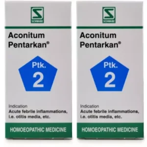 Willmar Schwabe India Aconitum Pentarkan (20g, Pack of 2)