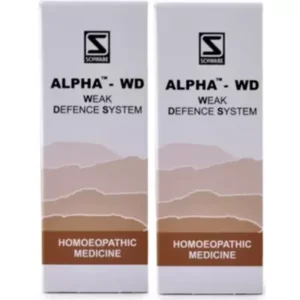 Willmar Schwabe India Alpha WD (Weak Defence System) (30ml, Pack of 2)