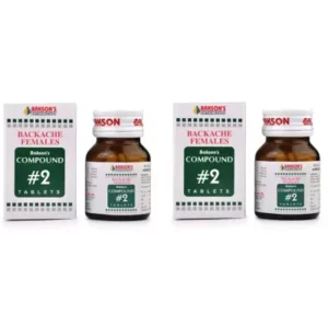Bakson Compound No 2 (Backache Females) (100tab, Pack of 2)