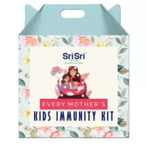 Sri Sri Tattva Every Mother's Kids Immunity Kit (Sudanta Toothipaste 100g, Ayukanti Lehyam 1.5ml + Honey 4g, Medhya Rasayana 200ml, Shishu Taila 100ml, Ojasvita Chocomalt 2 X 15g, Ojasvita Chocolate 15g, Shakti Drops 20ml, Tulasi Arka 30ml, Chyawanprash 250g) (1Pack)