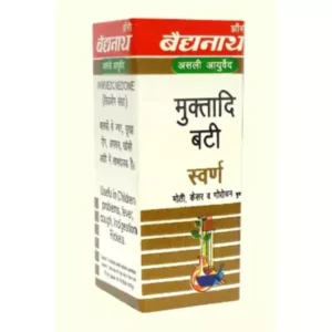 Baidyanath Muktadi Bati (Swarna Moti Kesar Yukta) (5tab)